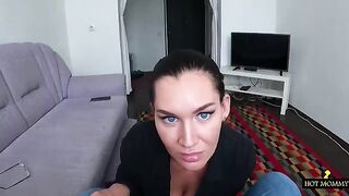 Step mom seduces step son in a harmless fantasy scenario