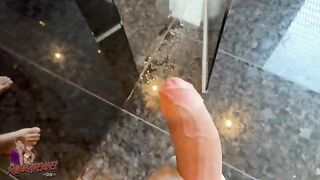I spy on the Austrian girl in the shower and jerk off, an Italian classic