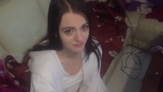 The stepbrother got a scolding for smoking, but the girl helped him out
