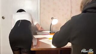Instead of exam, student got fucked by the teacher