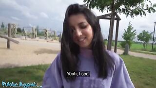 Slim college girl Sexxx Sexxx gets fucked outdoors for cash