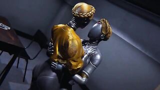 Futanari Atomic Hearth Ballerinas get their holes filled with robot cock