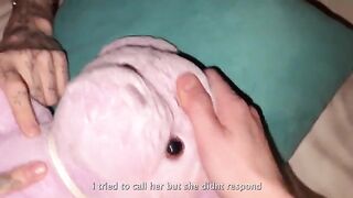 An 18-year-old girl gets a penis in her wet pussy