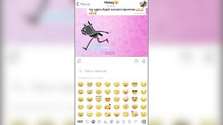 A wife masturbates on her husband's dick picture, getting cum on her face