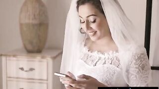 Cheating bride Whitney Wright gets fucked by naughty babes