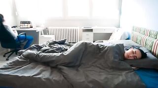 Stepson fucks his stepmom in the presence of dad