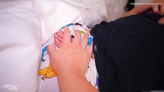 Naughty stepdaughter got banged by her dad in the middle of the night