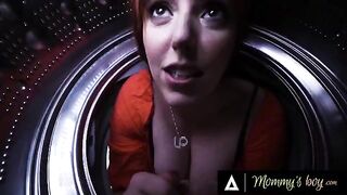 A stepson and his girlfriend got lucky with a hot washing machine accident