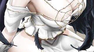 Overlord Albedo’s blowjob and riding skills are top-notch in this hentai JOI challenge