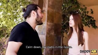 The girl is fed up with her self-loving boyfriend, turns to his dad