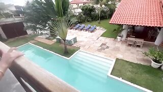Sex with a stranger on the beach, hard fuck in the hotel room