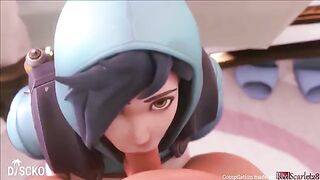 Overwatch Tracer 2021 compilation with sound, brings the iconic hero to life