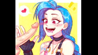 Hentai compilation video with League of Legends’ wild girl Jinx