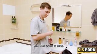 The toothbrush belongs to me and so does the dick