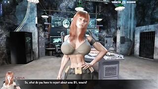 Fucking with Black Widow in an apocalyptic setting, a wild ride