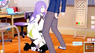 Hentai game Koikatsu! featuring big tits Moona Hoshinova's erotic 3DCG anime video