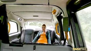 Redhead Kira Love squirts on Fake Taxi driver’s cock