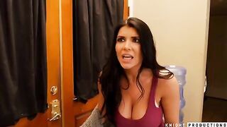 Makeup artist Romi Rain banged hard by horny Brad Knight