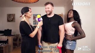 Josy Black, the stunning ebony pornstar from Germany, gives her number one fan an unforgettable experience