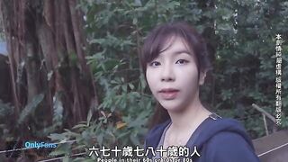 A hot girl is fucking with her boyfriend in a vlog