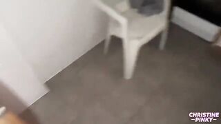 A couple fucked in the kitchen, late at night, without any problems