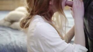 I love when you fuck me hard with your cock and cum on my fur coat!