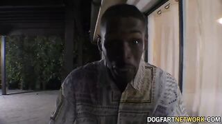 Kenzie Love has sex with a huge black cock in POV style video