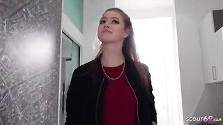 Petite teen Olivia Sparkle from Prague gets fucked by a huge cock