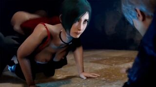 Ada Wong cheated on Leon with a monster in a steamy, animated scene
