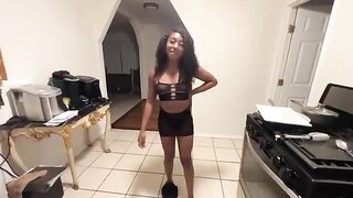 Stepdad fucked his stepdaughter in her ass hole