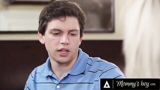 The hot busty mom Nina Elle gets her pussy railed by a huge dick