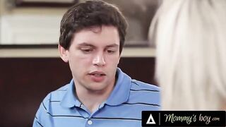 The hot busty mom Nina Elle gets her pussy railed by a huge dick