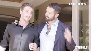 Two horny MILFs fuck the American Football player hard