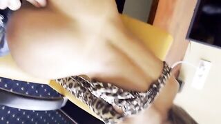Monika Fox squirts and sucks cock in hardcore homemade video shot in Prague