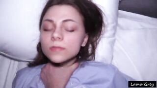 The guy fucked a cute girl with an amazing smile in the ass
