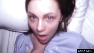 The guy fucked a cute girl with an amazing smile in the ass