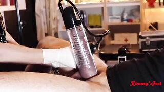 I increased my dick size using a vacuum pump, here's my cum compilation