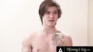 Pervert stepson fucked busty MILF Crystal Rush’s ass
