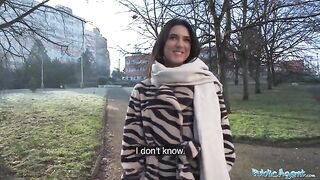 A beautiful biology student, Lena Coxx, gets fucked by a stranger in public