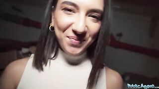 A beautiful biology student, Lena Coxx, gets fucked by a stranger in public