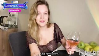 A romantic evening with a stunning e-girl, featuring ASMR girlfriend roleplay and POV virtual sex