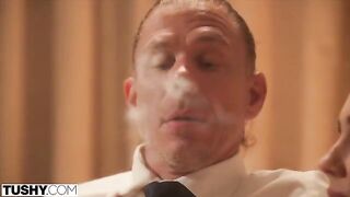 Bad girl Alex fucks in her ass with married men
