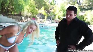 My wife's friend Britney Amber is so hot, she can deepthroat a huge dick flawlessly