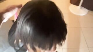 A petite Italian girl with small boobs gets fucked hard