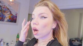 My tiny pussy made him cum three times and one on my face