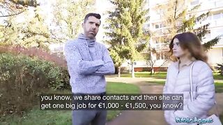 Public Agent Cheating Spanish wife gets fucked behind her husband’s back