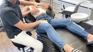 Doc checked my boobs, not teeth!! It was hot!!