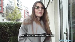 Babysitter Miriam More gets fucked by a stranger in her flat
