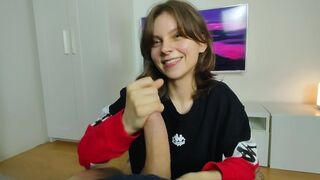 Messy facials with cute teen in hot compilation