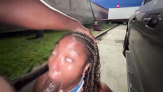 A married lady got banged in the parking lot
